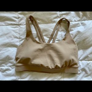 Lululemon Crepe (Nude/Beige) Energy Bra